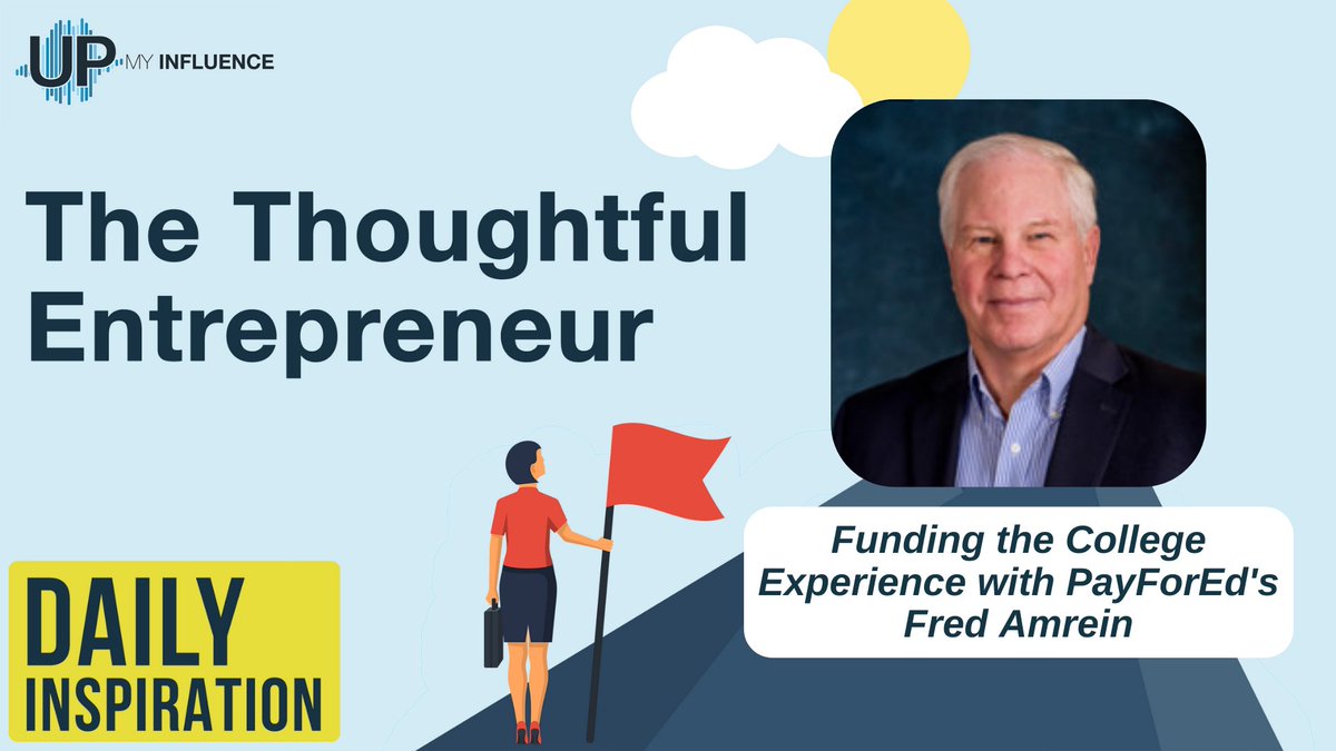 PayForED's tweet photo. Great to be interviewed on The Thoughtful #Entrepreneur #podcast with @JoshElledge. I’d really love if you gave this episode a listen. https://t.co/UFDdQ4D8Ot https://t.co/09tfQaSvoo