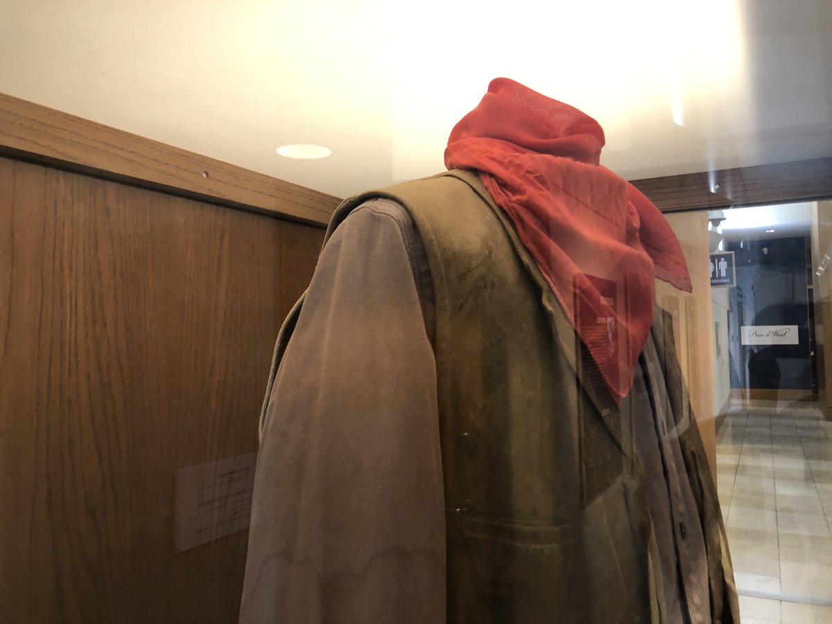 ncwhm's tweet image. Thanks for all the tips, Friends. Realize I have been doing the hashtags wrong. I need to use that pound sign from the phone. I’m learning! Here’s his costume from True Grit from 1969 courtesy of John Wayne Enterprises. #HashtagJohnWayne Thanks, Tim