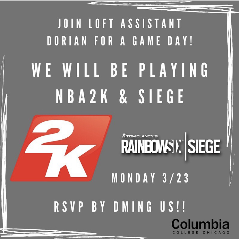 Next Monday join @_dorlans for a day of gaming. Go to the ColumLoft Instagram to be added on the list!