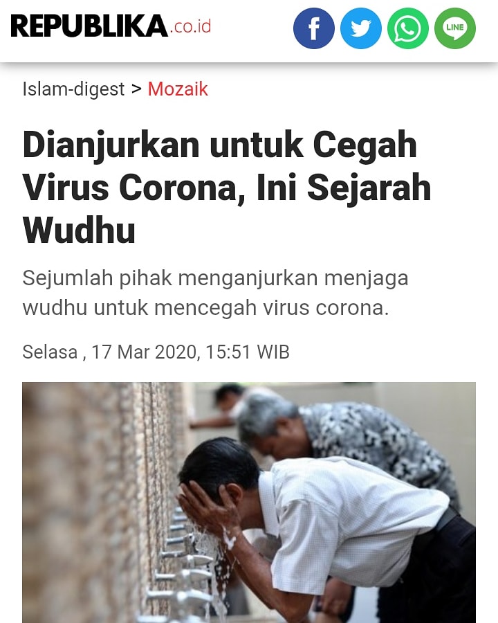 Berwudhulah agar tubuhmu dan jiwamu tetap terjaga dari kotoran penyakit batin dan penyakit biologis

Jangan lupa sholat 5 waktu yaa gaes 😊