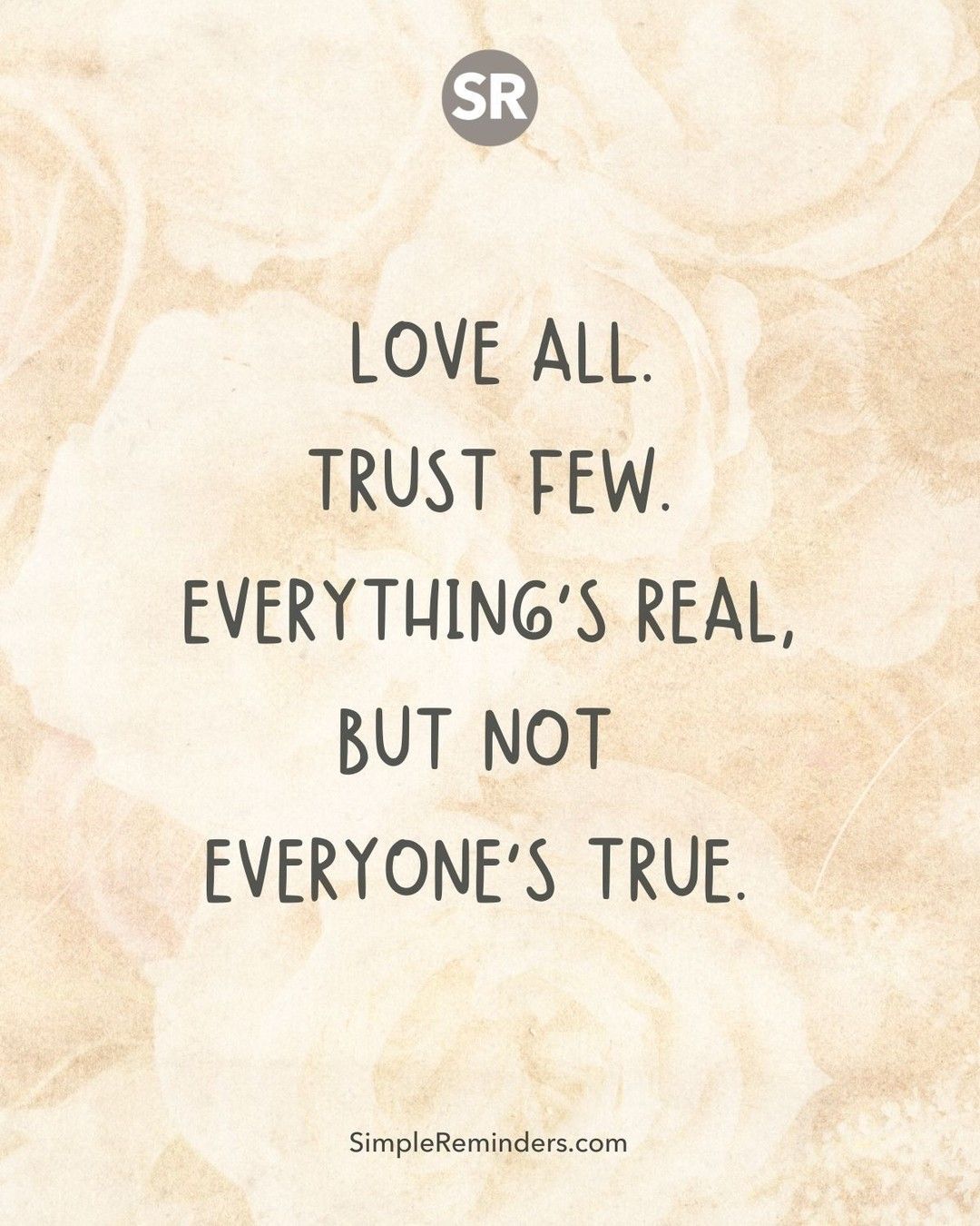 like all trust few