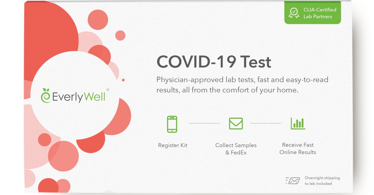 gistia's tweet image. "The First U.S. Company Has Announced an Upcoming Home COVID-19 Test" from @TIME #COVID19 #everlywell buff.ly/3b6h8gl