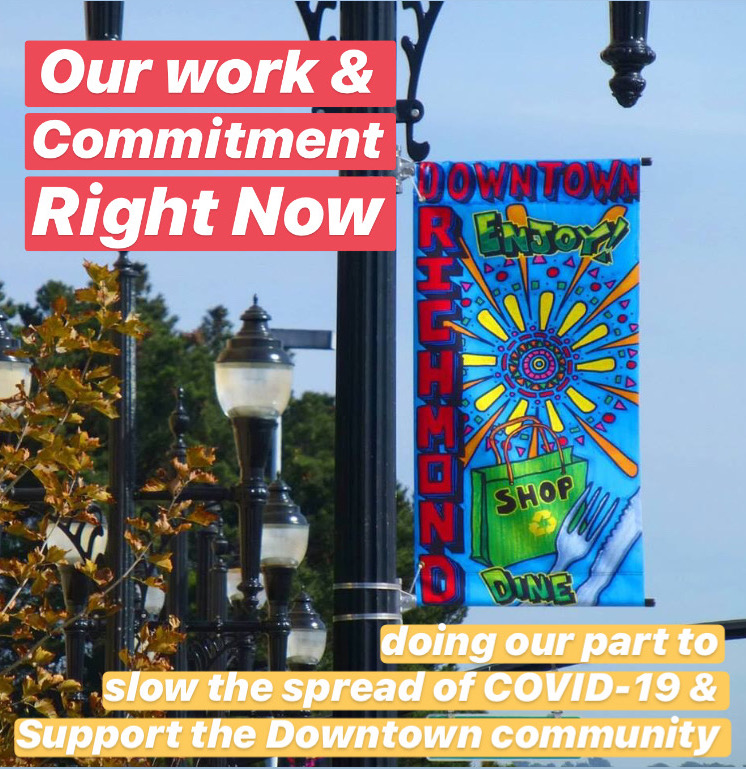 RMSI's tweet photo. π Update: Our Work & Commitment Right Now https://t.co/ISVZi1szON NEW #COVID19 community resources page & ways to support downtown businesses #DowntownRichmond #RichmondCA #WeAreMainStreet #SupportLocalSafety https://t.co/vIX7MdGY8G