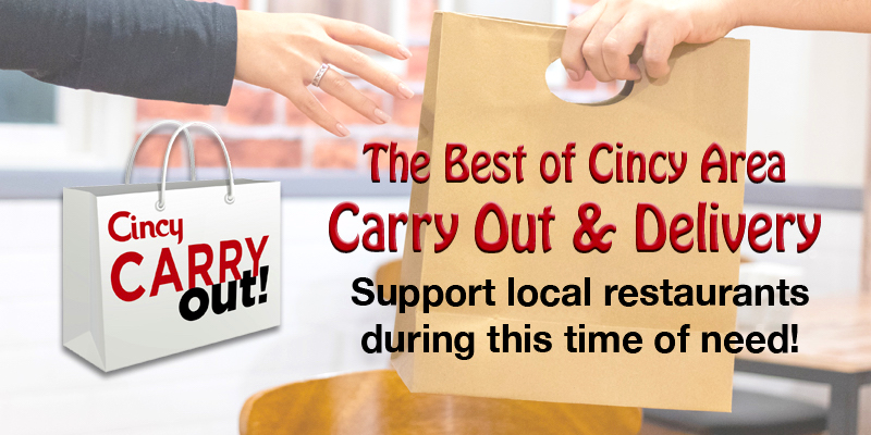 New! Cincy Carry Out – We've made it easy to search and find the best local restaurants, offers, &amp; coupons during the Covid-19 pandemic.

👉 cincycarryout.com

Restaurants can participate at no charge to promote themselves. Connect &amp; view valuable info about their business!