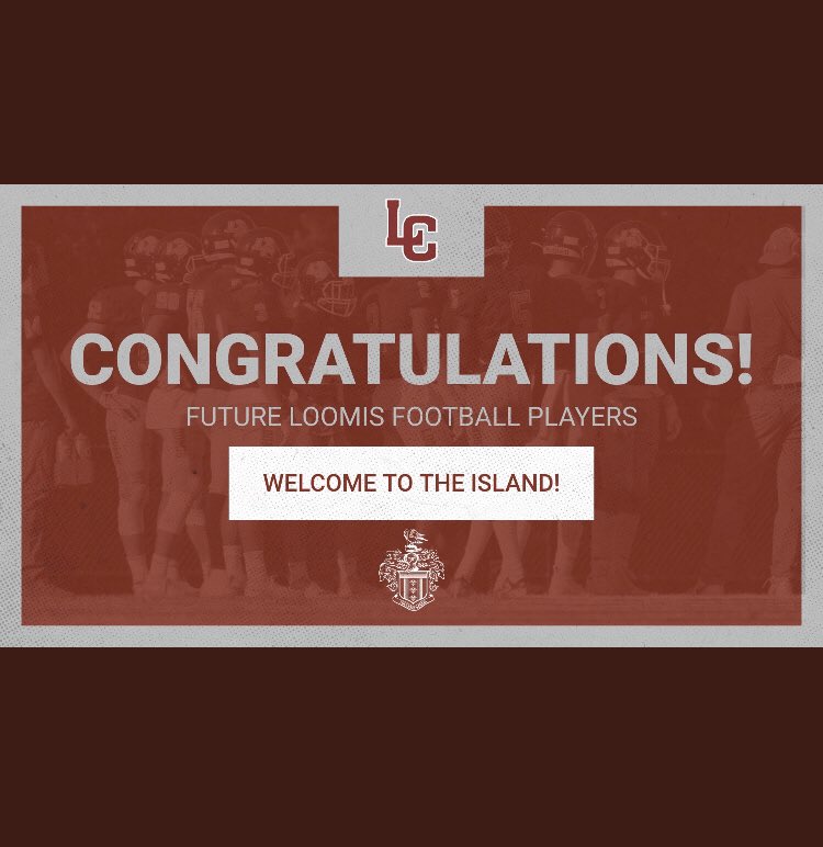 Patrick_Evans20's tweet photo. Extremely blessed for @CoachJeffMoore giving me the opportunity to play my PG year at Loomis Chaffee '21 @LC_Football_ https://t.co/zWQJysdjMX