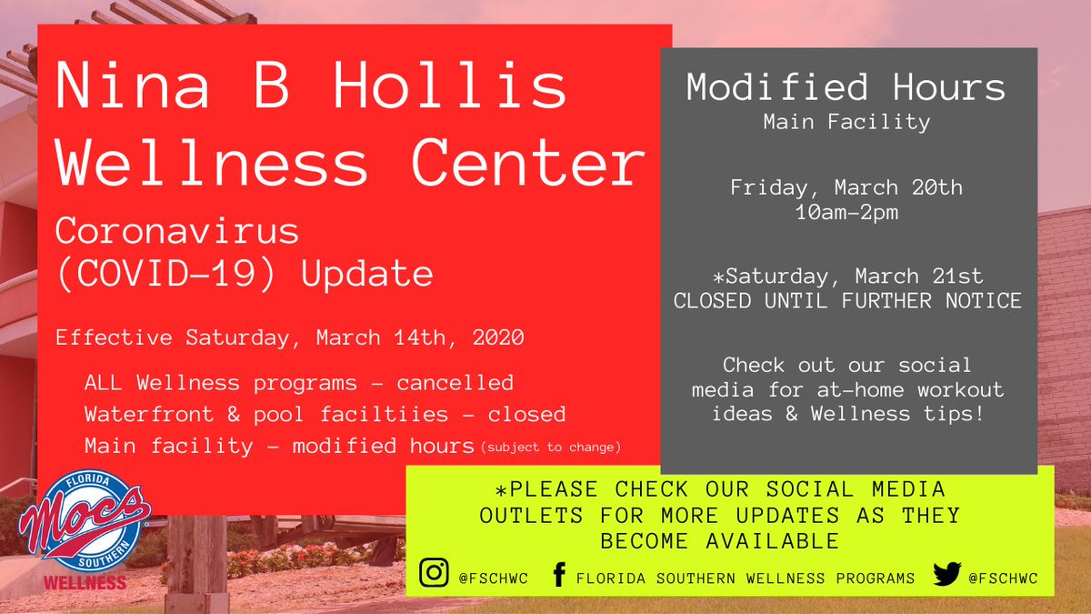 Nina B Hollis Wellness Center On Twitter Update We Will