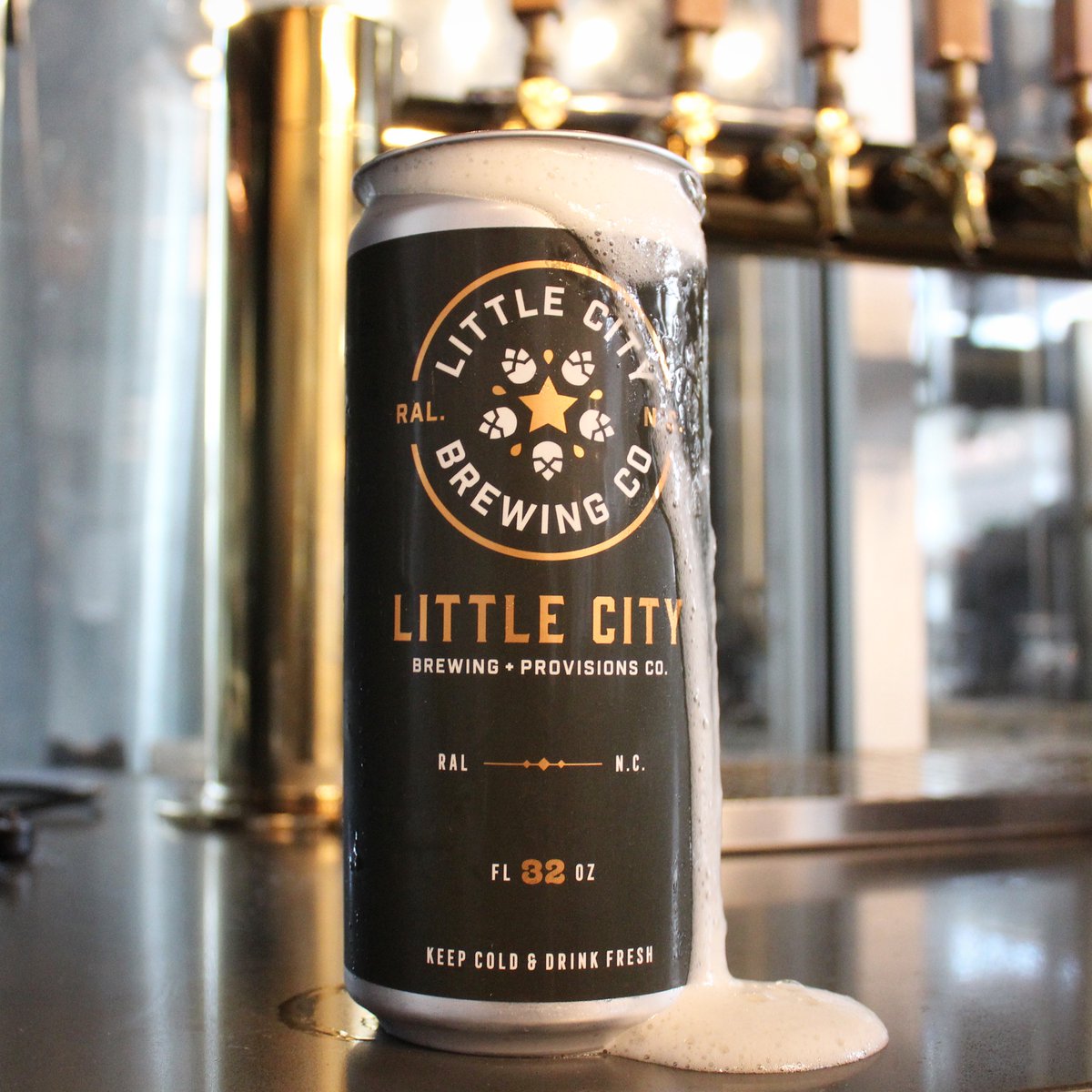 Filled to the brim!! 
.
Click this link little-city-brewing.square.site to order curbside pickup!! Crowlers are 32oz of pure joy plus we have some other things for sale as well!
.
We can’t thank our patrons and friends enough for the support through this difficult time! 🍺