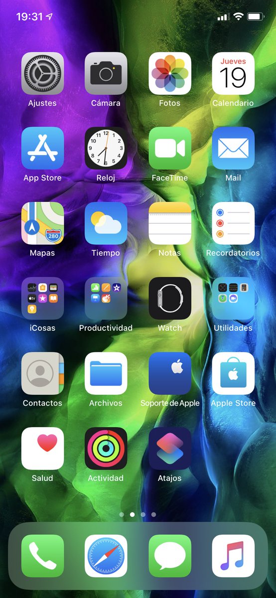 yoyo308's tweet image. Marzo 2020 #iPhoneHomeScreen