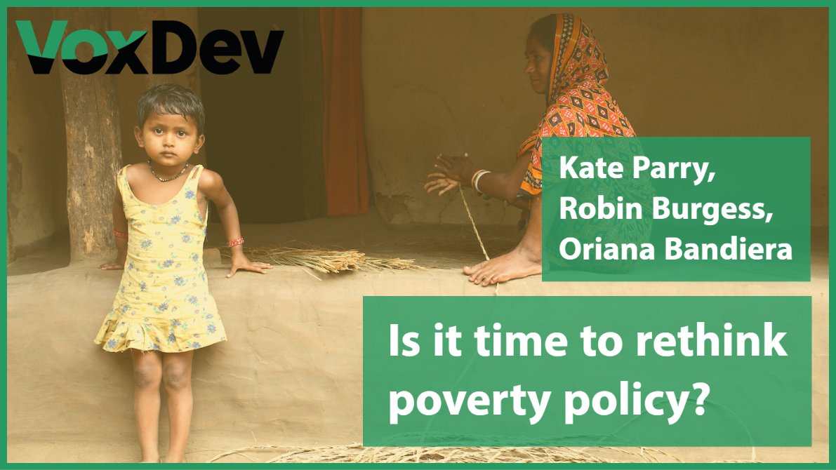 vox_dev's tweet image. Is it time to rethink poverty policy? New study offers perhaps the first empirical example of #PovertyTraps and shows that one-off transfers can provide a sustainable route out of #poverty - ow.ly/oX3P50yQ7RA 

Katie Parry, Robin Burgess @The_IGC &amp;amp; @orianabandiera @LSEEcon