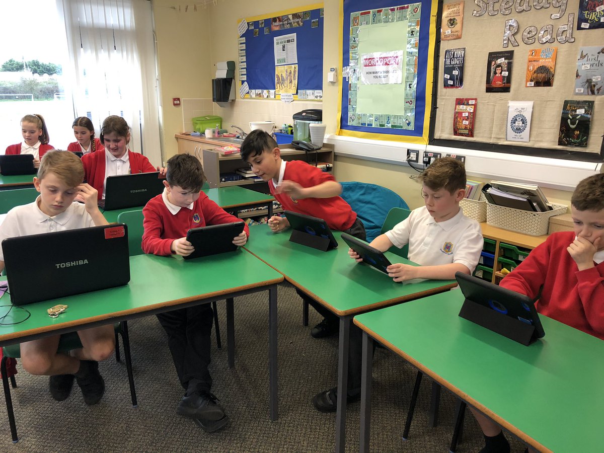 SwindonVillage6's tweet photo. Today we have been spending the day having fun and checking out the online resources #gonoodle #bbcbitesize #funtimes #yr6 https://t.co/dXUGX60hyy