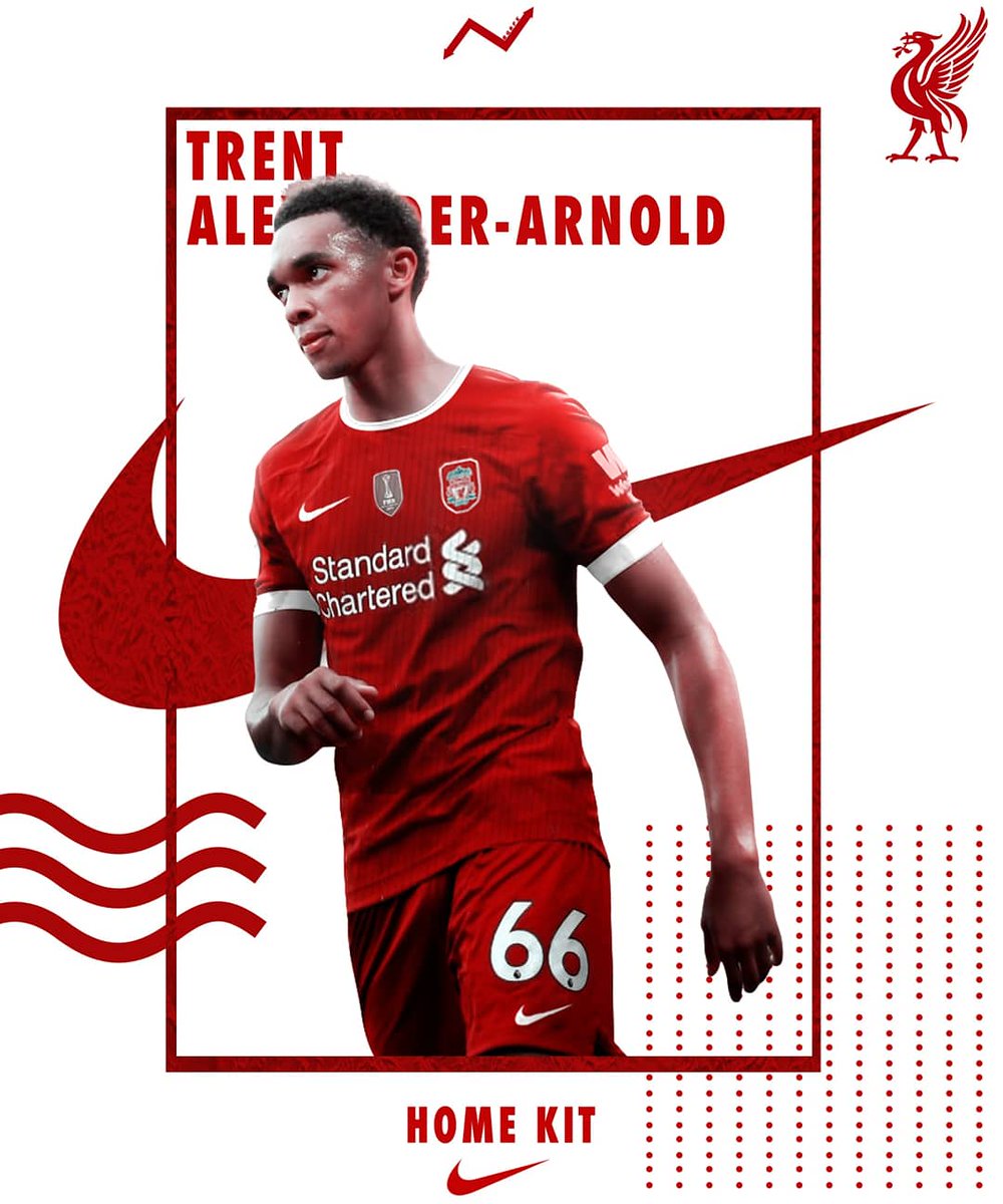 n1thinnnnnnn's tweet image. Liverpool 20/21 home kit concept inspired from 2004/05 Champions League winning season

#Trent #Liverpool