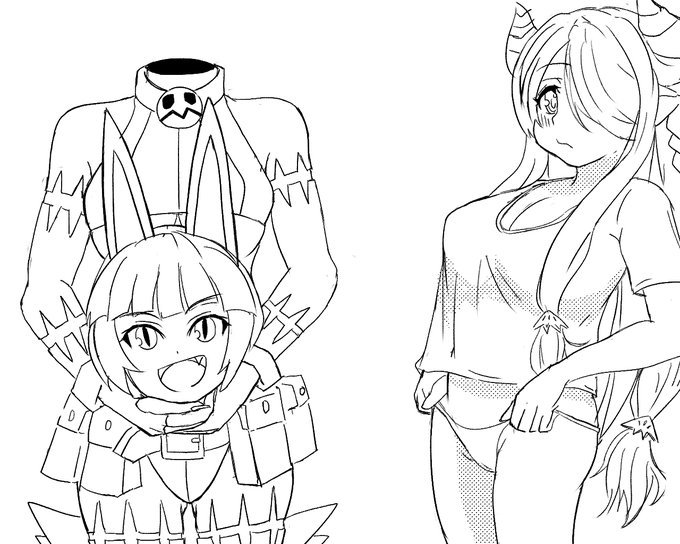 #グラブル#Skullgirls落描き 