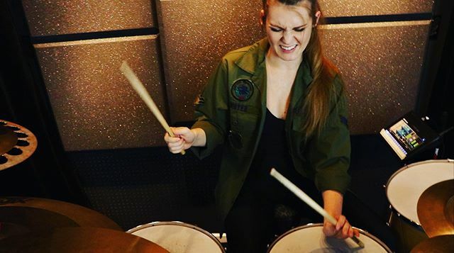 DrummerKayleigh's tweet photo. Everyone goes on about their #drummerface but the real underrated is that #crossstickface . That’s how you know you’re in the pocket. Who’s with me? https://t.co/rpi9gCUJmE https://t.co/molTOY9xZ5