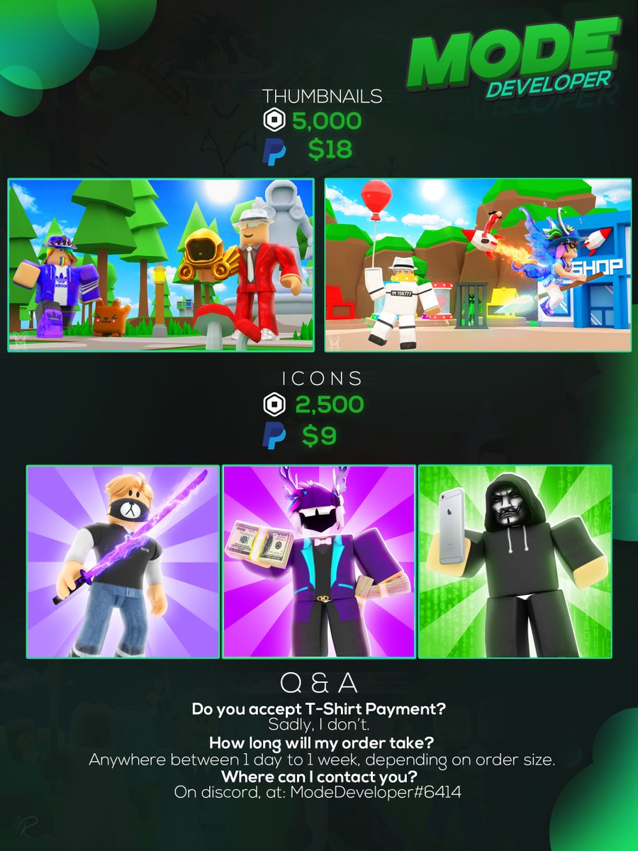 Modedevampire On Twitter I Updated My Commission Sheet With New Examples Likes And Rts Are Appreciated Robloxgfx Robloxdev Roblox - roblox rts