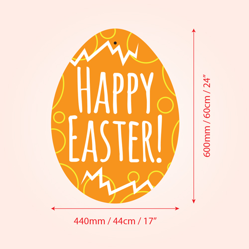Graphics_UK's tweet image. EASTER EGG HANGING MOBILE SIGN
Grab attention with these large double sided 'Egg' shape hanging signs / ceiling mobile display decorations.
Ideal for hanging in-store or in your shop window using coloured thread OR optional window hooks.
graphicsuk.com/product-page/e…