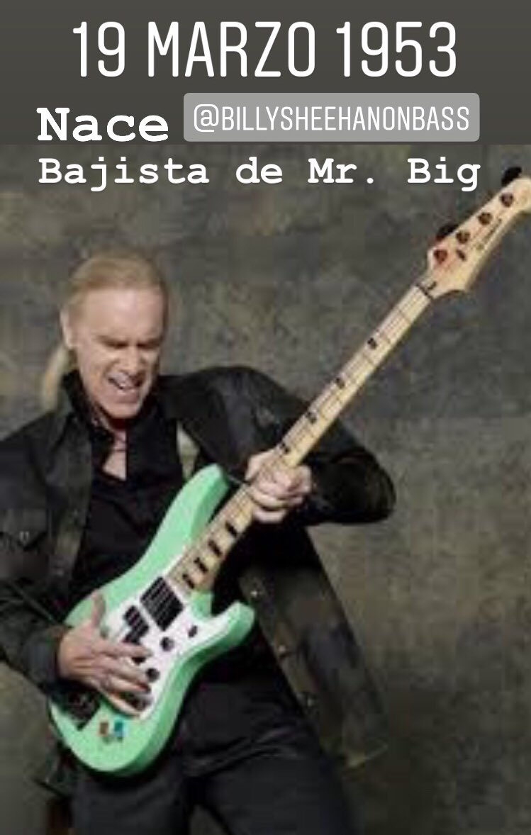 Happy Birthday Billy Sheehan!     