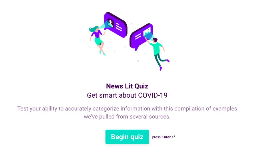 NewsLitProject's tweet photo. Try our News Lit Quiz about #coronavirus information, now available on our page dedicated to the pandemic: https://t.co/GIAKU9mVdi
#misinformation
#COVID2019 https://t.co/WRQC4NIiMB
