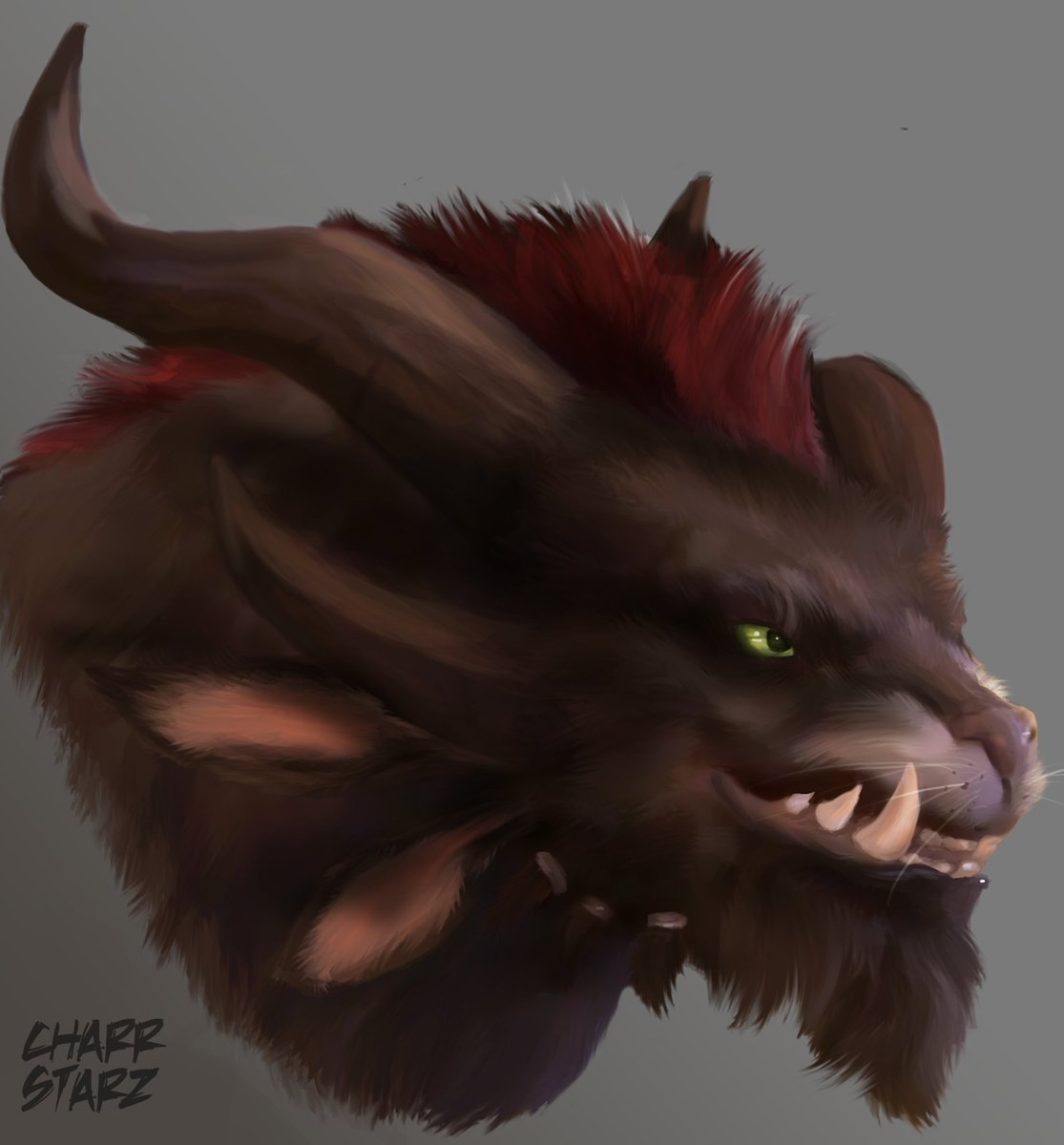 DimaStarz's tweet photo. "Our strength will shake the foundations of the world." -Rytlock Brimstone.
It was a blast to sketch up and paint you again you big ol blood brain.
#GuildWars2 #GW2 #Charr #Rytlock https://t.co/6jXyF7eN9h