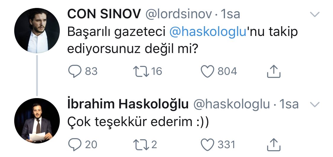 İkisinin aynı kişi olduğuna eminim ama ispat edemem..