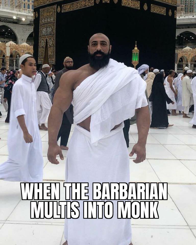 Holy Strength
⚔️🐉
#dungeonsanddragons #gamenight #5e  #tabletopgames #adventure  #meme #barbarian