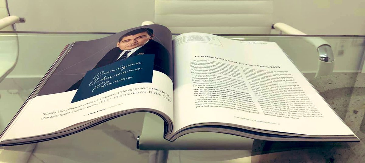 IFA_SC's tweet image. Lo invitamos a leer nuestro artículo de opinión publicado en enero en la Revista Defensa Fiscal.