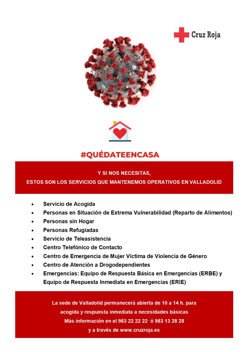 Cruz Roja en Valladolid tweet media