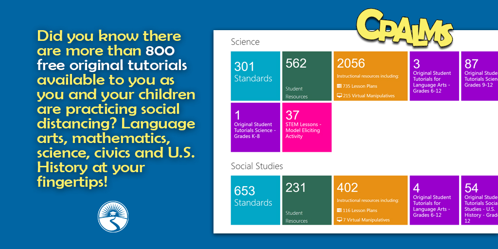 EducationFL's tweet image. #DYK: There are more than 800 free original tutorials available to you as you &amp;amp; your children are home and practicing #socialdistancing? Language arts, mathematics, science, civics &amp;amp; U.S. History at your fingertips. bit.ly/2U17Ts8 #Fledu @tweetcpalms @richardcorcoran