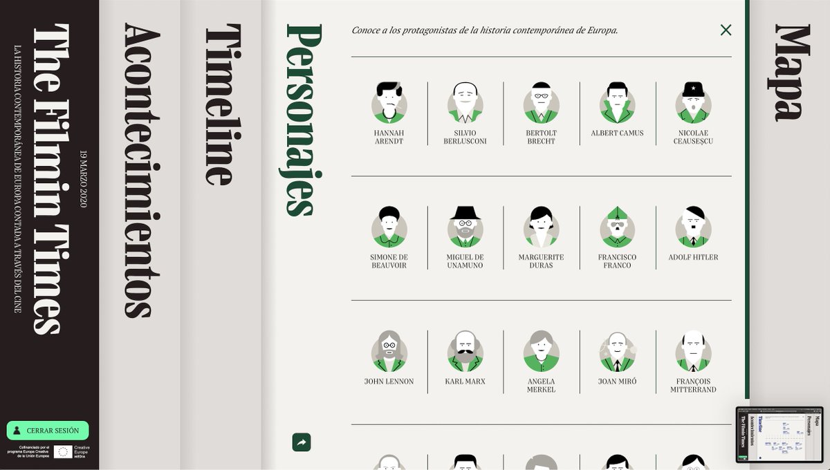 jorgepm91's tweet image. Esto que ha hecho @Filmin es una absoluta genialidad. 'The Filmin Times' es, además de un catálogo de películas excepcional, otra forma de aprender historia a través del cine. thefilmintimes.com