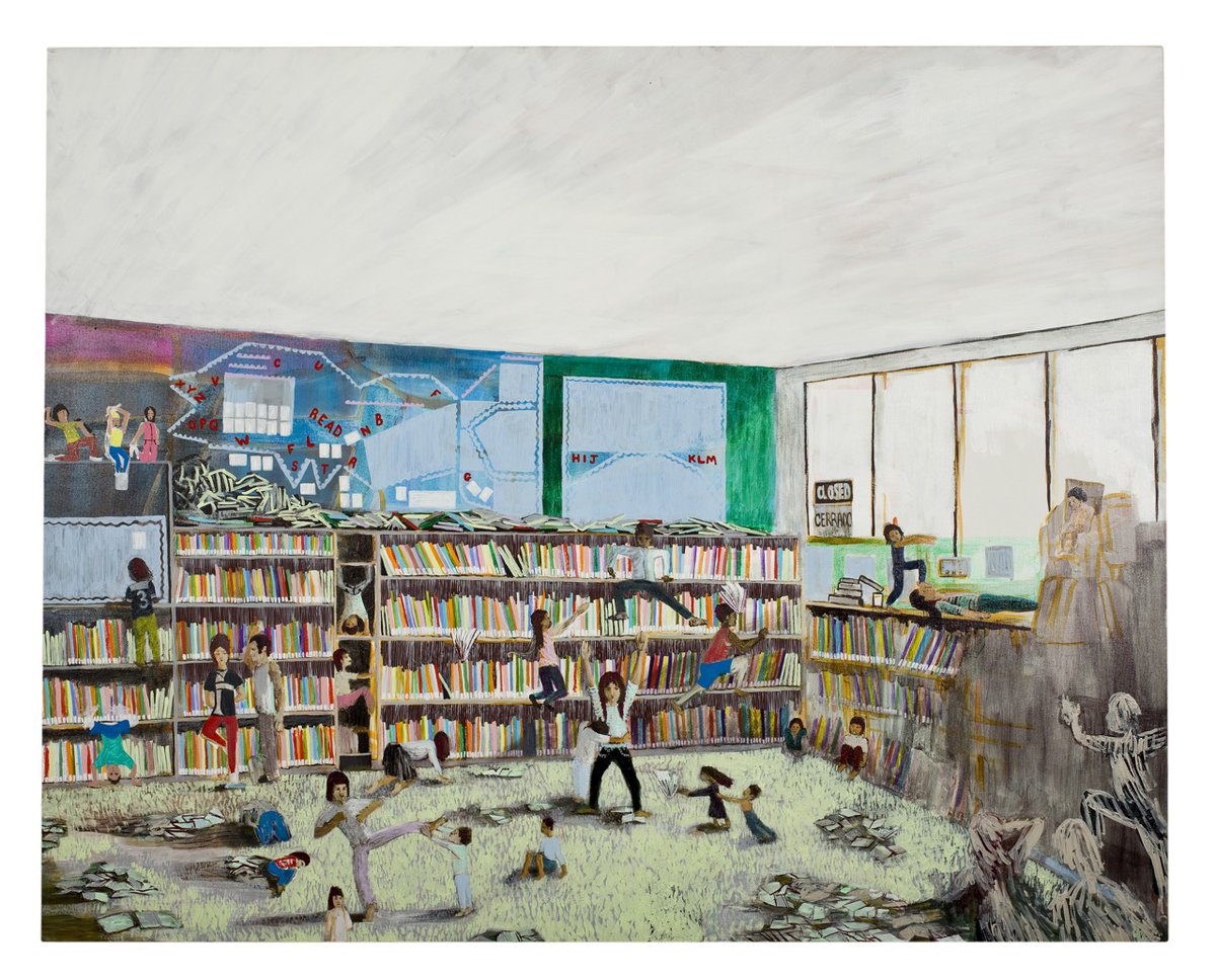 How is your living room looking today?

Katie Herzog
“Today The Library Was Ripped A New Asshole”, 2009
Acrylic on canvas
48 x 60 in (121.9 x 152.4 cm)
KH2435

#klowdenmann #katieherzog #workingfromhome #homeschool