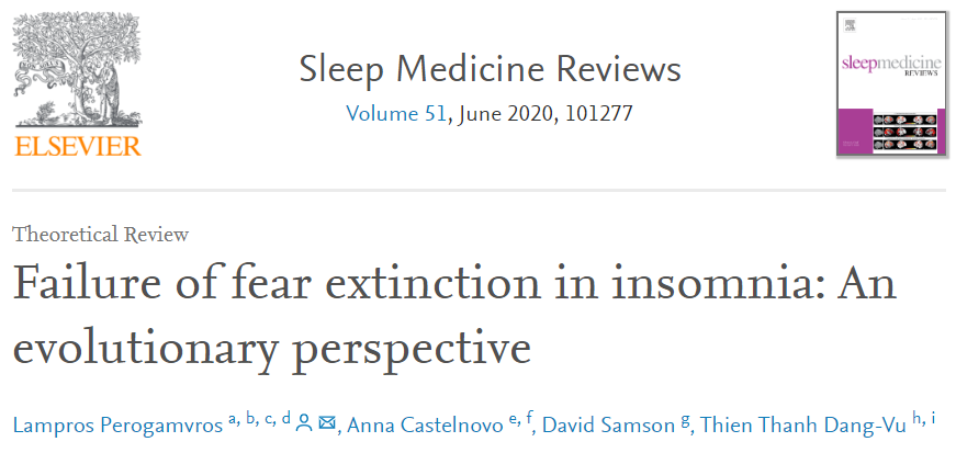 Primalprimate's tweet image. Never forget the power of good quality sleep to reduce anxiety! My co-authors and I just published: Failure of fear extinction in insomnia. We evolved fear for acute, not chronic responses. Sleep and light hygiene, along with mindfulness meditation are more important than ever.