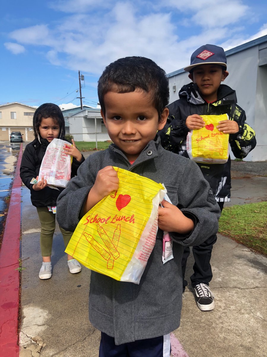 nmusd's tweet photo. #NMUSD knows that these are difficult times for many and we are doing our part to ensure that no kid goes hungry by offering free student lunches for pick-up only, 11:00 AM - 12:30 PM, M-F. Lunches may be picked up at the front of select locations - https://t.co/9ko80LZ4kH https://t.co/PZ7she9oxo