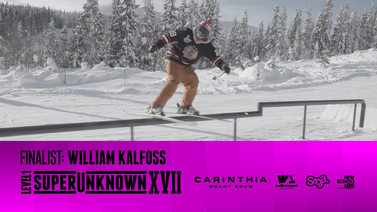 SuperUnknown XVII Finalist: William Kalfoss buz.tw/9KyBc