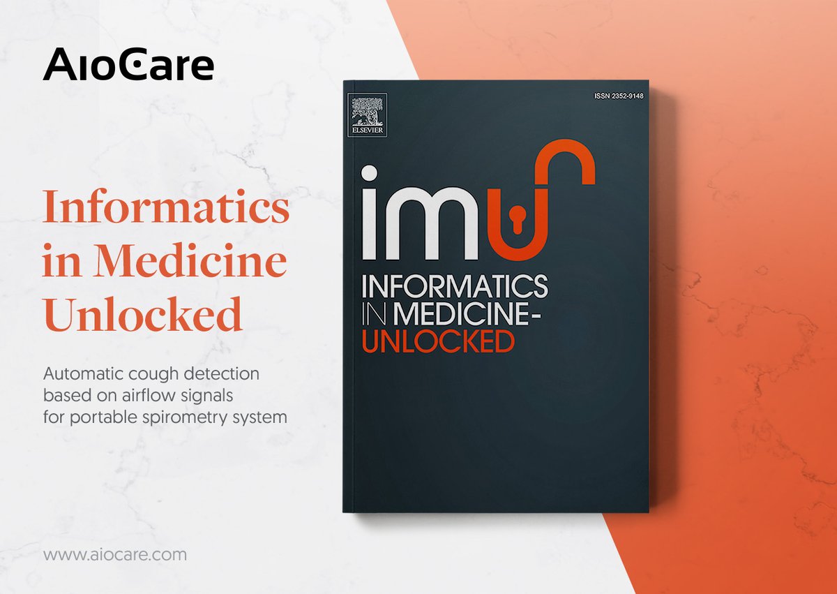 aiocare's tweet photo. Novel AI algorithm automatically detects cough during spirometry examination - the AioCare team has created a remarkably accurate (over 90% accuracy) AI algorithm for detecting cough, based on the 20.000 airflow signals. 
Full news: https://t.co/oSZVJwPevj https://t.co/qou503RsUc