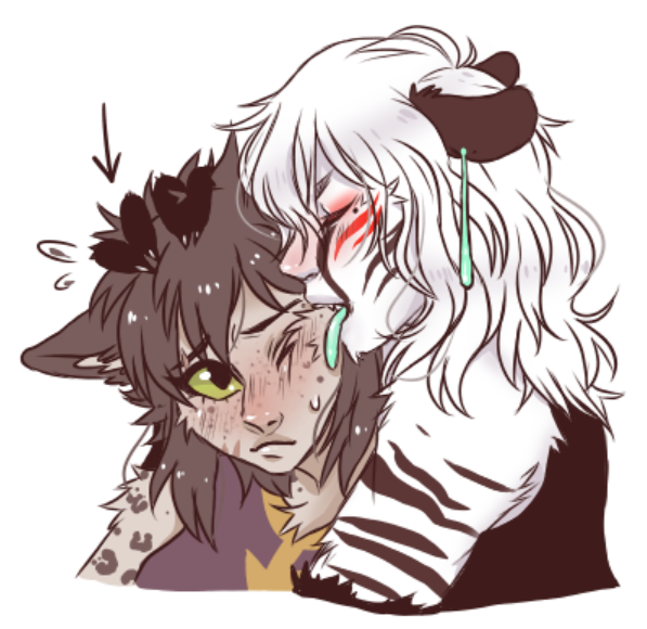 xSukittx's tweet photo. First official post on this acc!! Here's a couple doodles of my Magisona, Vishnal, grooming with @CattyNao and then after a fight! I'm still getting a feel for things but I'll flesh it out!! Signing meowt! #magicatsquad #magicats #magisona #oc #shera #spop #netflix #furry #tiger https://t.co/mI0waOOQJG