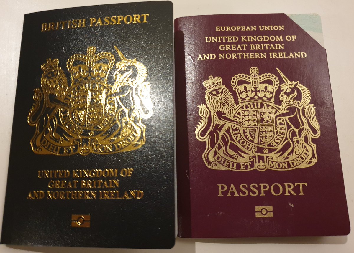 Scotsgirl17's tweet image. Never thought I'd be sad to receive my new passport - when will I use you again? 😢 #wrongcolour #IWantARedOne  #EuropeanUnionNoMore