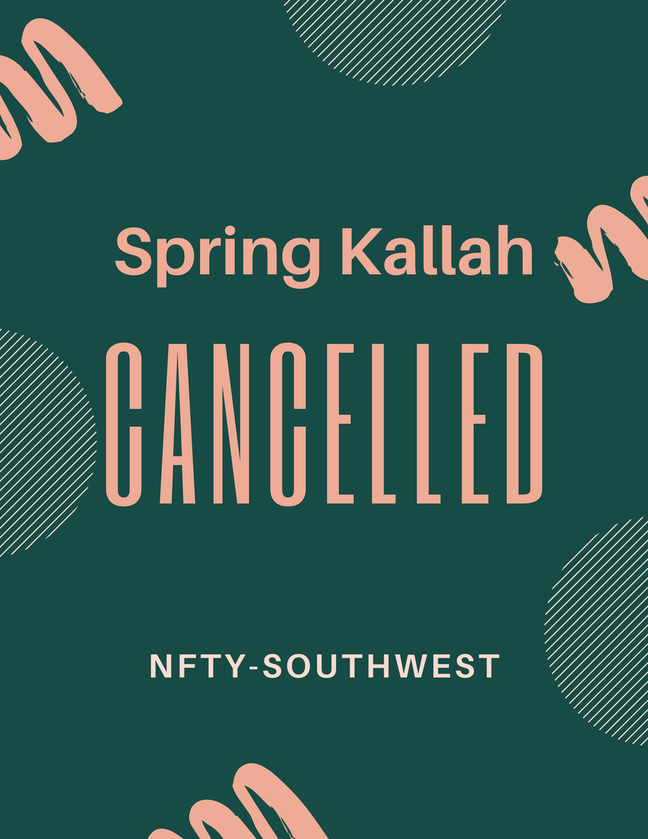 Spring Kallah has been cancelled :( 
We will keep you updated about virtual gatherings soon.