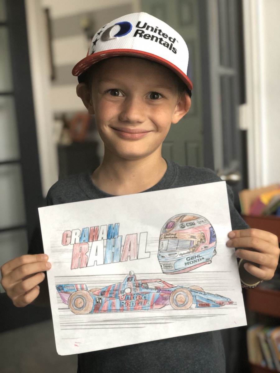 MichaelPechar's tweet photo. @GrahamRahal @UnitedRentals @RLLracing Hey @GrahamRahal, as a quick side note, how about a little virtual autograph on this one? #URRacing #IndyCar https://t.co/KAJiWgtscI