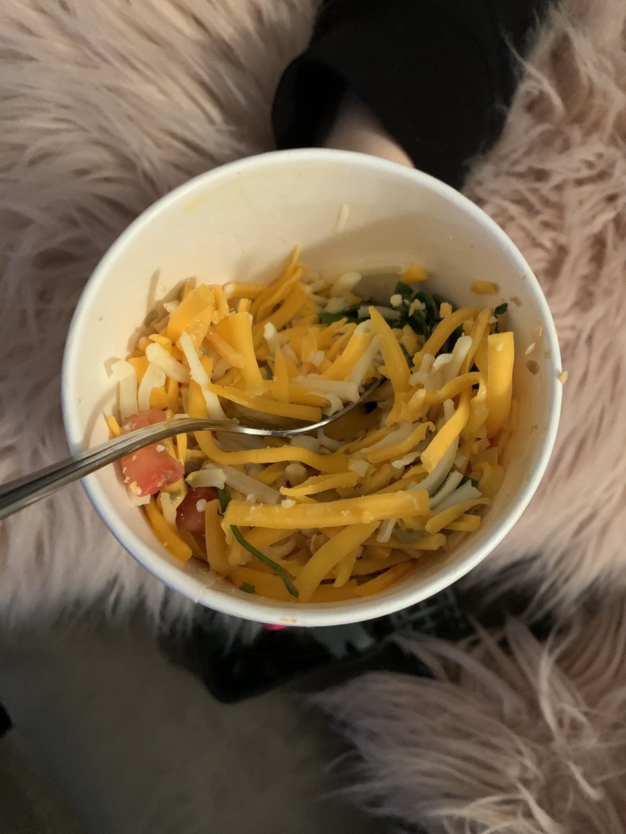 Ordered queso tonight and got a bowl of shredded cheese. Can someone tell me what’s going on in the world