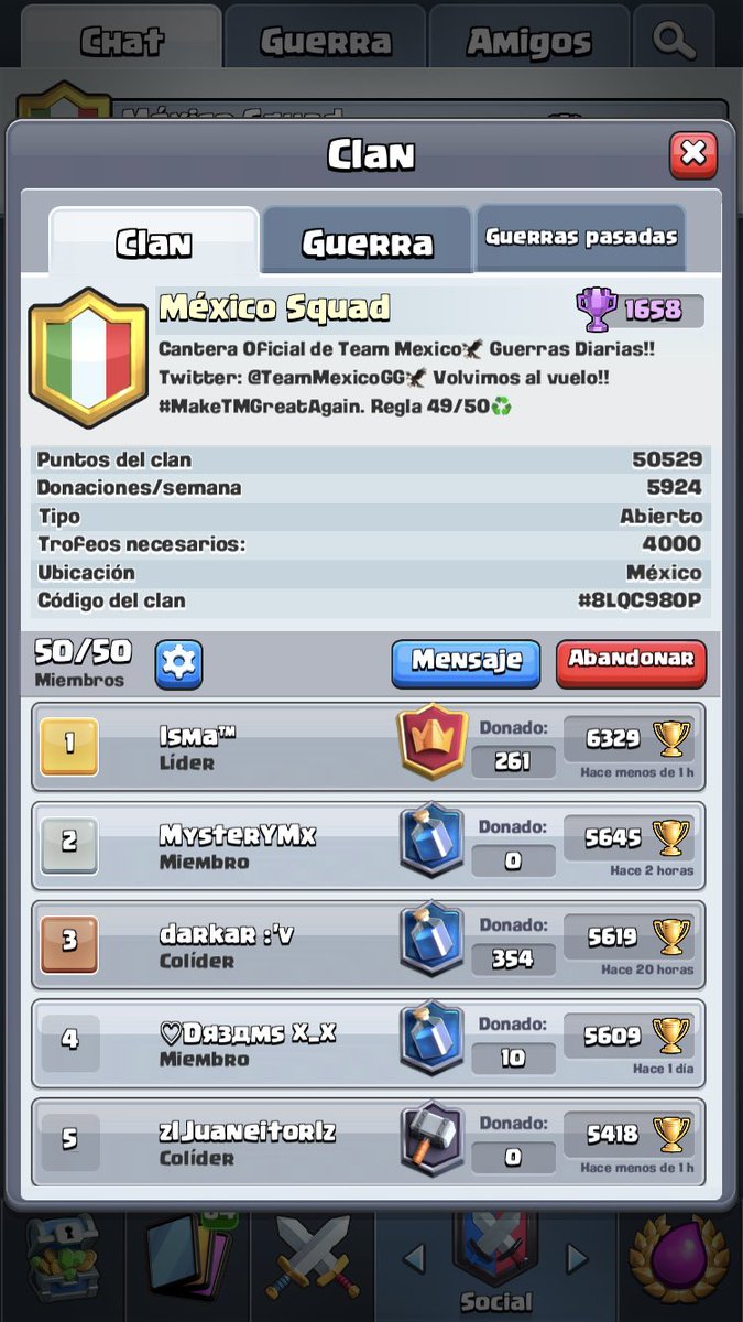 Ya que habíamos desaparecido un tiempo volvemos con todo ala cantera, por si gustan entrar son bienvenidos!!!🤗