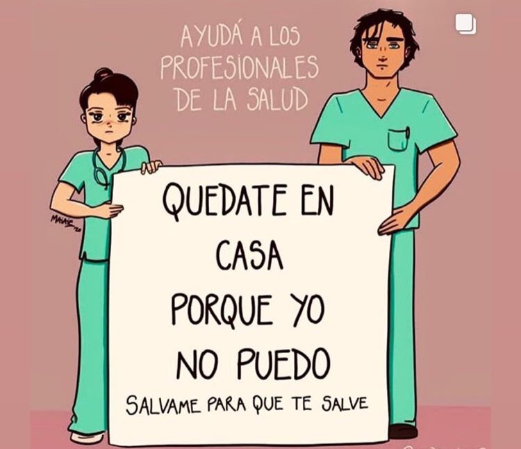 #ArgentinaAplaude 👏👏👏👏
Benditas sean las #ManosQueCuran 👏👏👏 💪🌈 
#YoMeQuedoEnCasa
#ManosSeguras