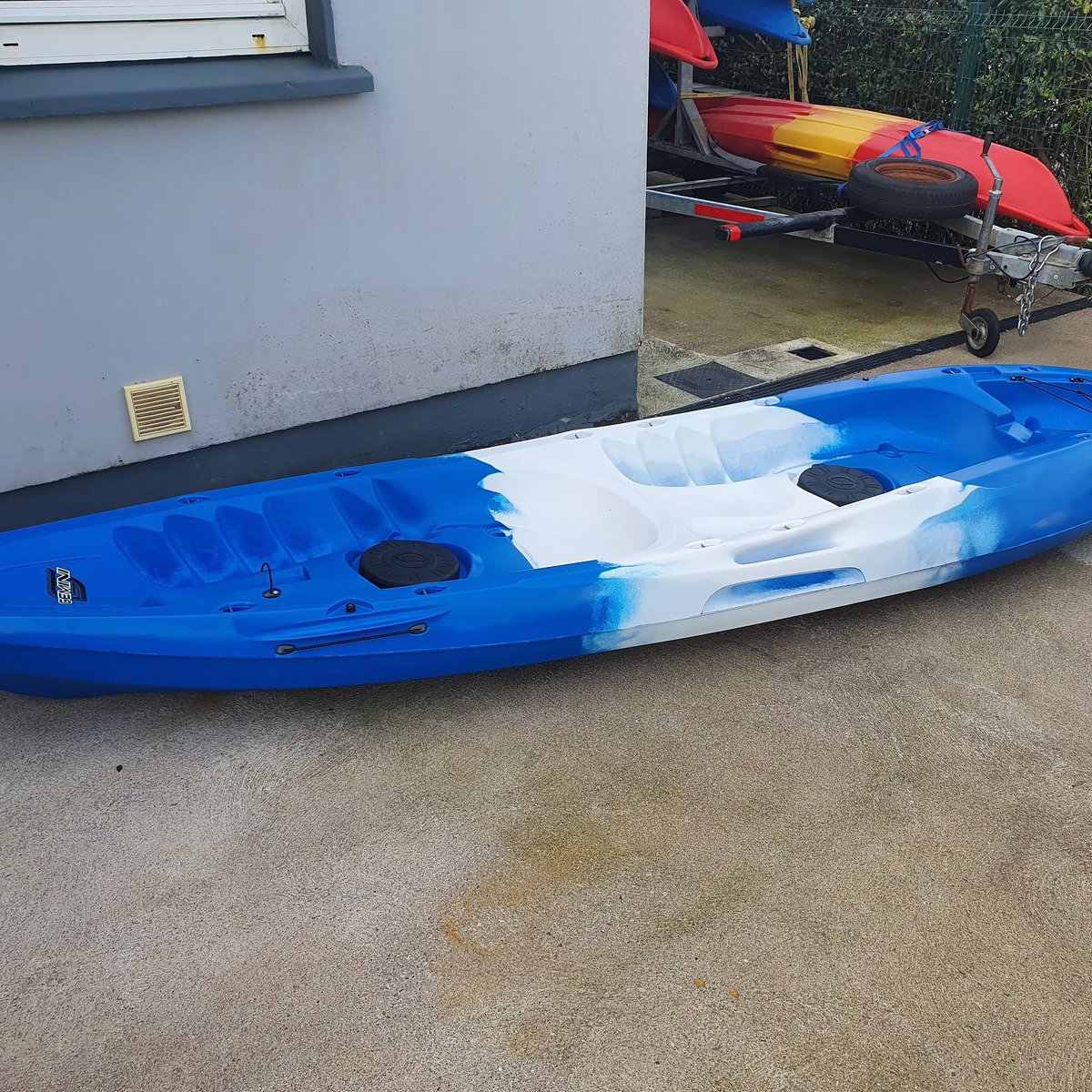 GTown_Surf's tweet photo. Some good news. We took delivery of our first double sit on top kayak from @bantrybaycanoes.
It will be awhile before we can use it but really looking forward to hitting the water.

#kayak #summercamps #kayaktours #washyourhands #kinsale #garrettstownbeach @pure_cork @kinsale_ie https://t.co/5ZzNyc9X7o