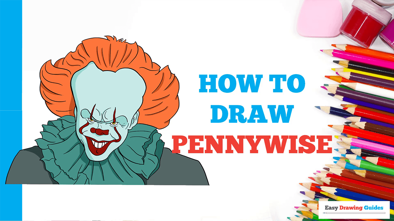 Featured image of post How To Draw Pennywise Easy Drawn with prismacolor pencils on a4 250gsm smooth paper