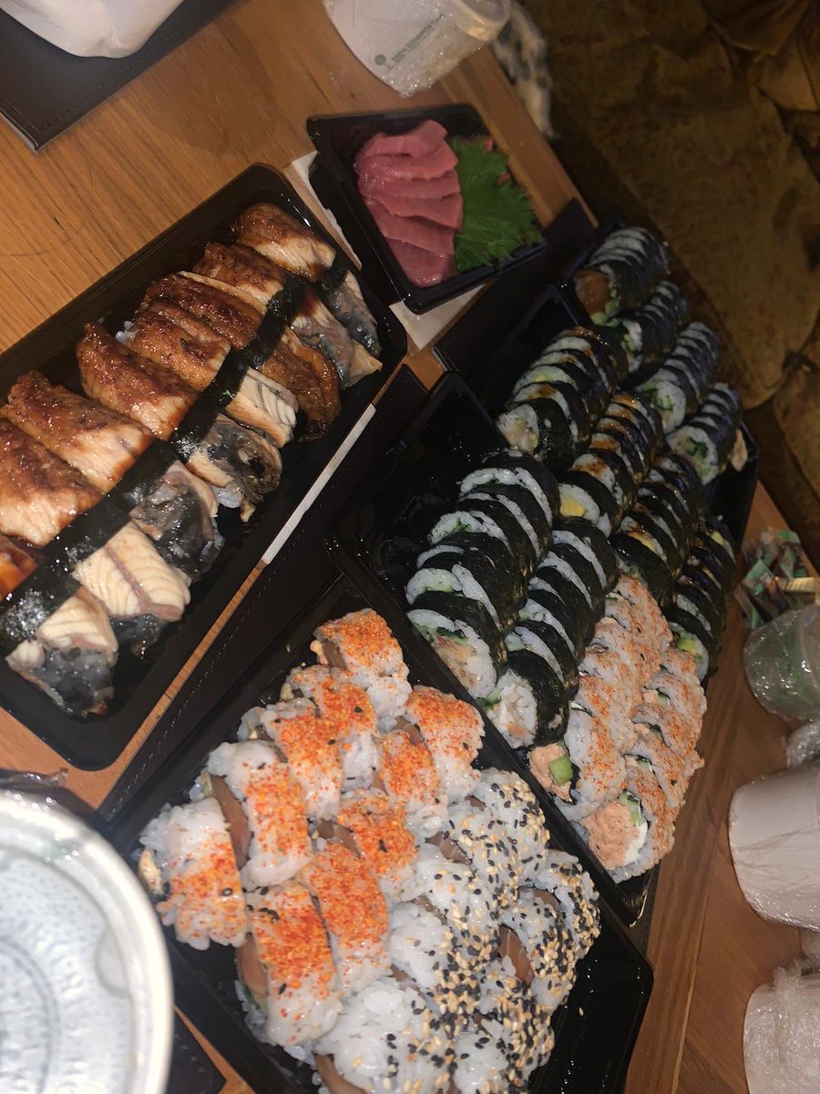 My birthday, no Book of Mormon. No going out with family for a meal. Thank God for Gaijin Sushi, they have saved the day. <a href="/GaijinSushiUk/">Gaijin Sushi</a>  simply the best😀