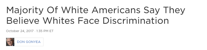 "Yikes. I don't really like being white. I feel like it's easier being anything else these days."14/