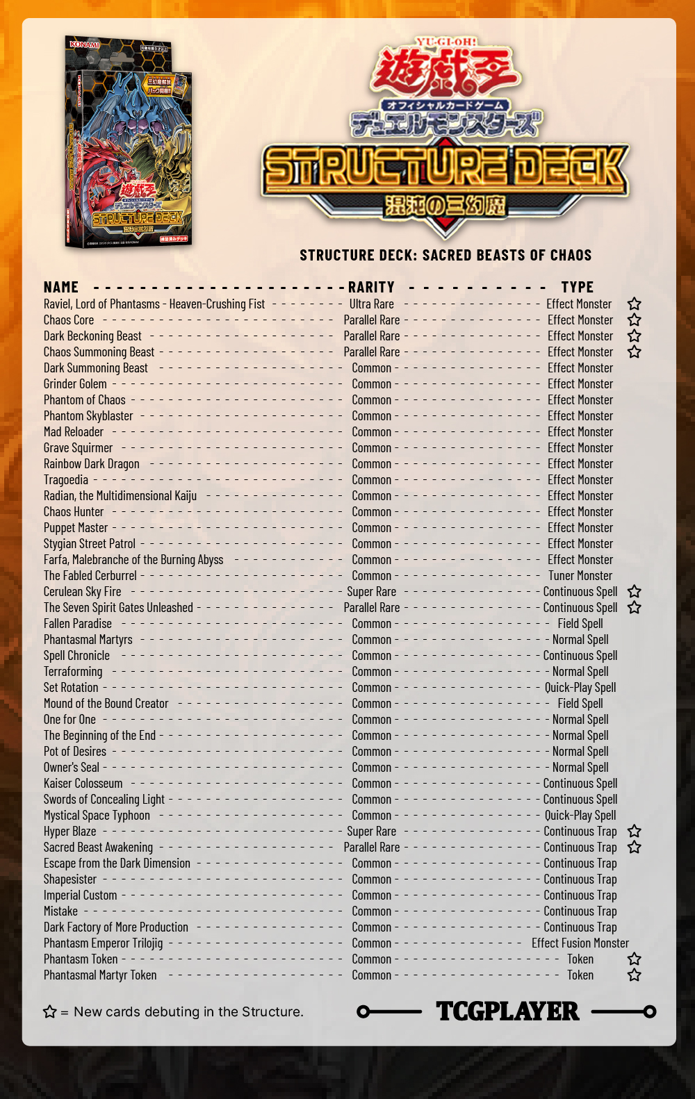 yugioh sacred beasts deck card list Complete Custom for Yu-Gi-Oh! GX Sacred Beast Support | Custom