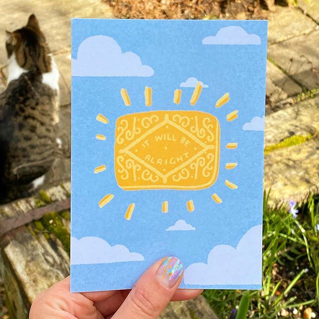 These little sunny cards seem like a nice way to spread some positive cheer at the moment. 🌞 We’ll pop a blank one in Free with every order from nikkimcwilliams.com for you to give to a pal, or even just keep for yourself 💛 
At such a very uncert… ift.tt/2xW3DSt