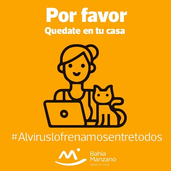 Por favor, tomemos conciencia  #alviruslofrenamosentretodos #ManzanoResort #Montañaresort