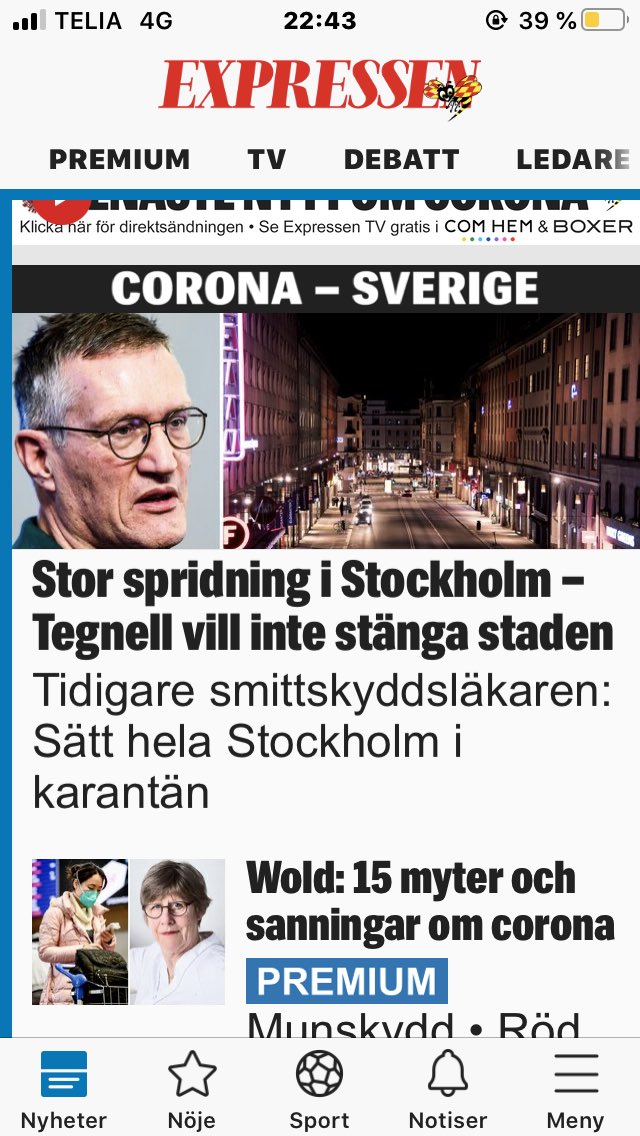 Influensasäsong 17-18 fick 25500 pers diagnos, 1012 avled. Gjorde vi ett enda inslag/reportage? Gick vården på knäna? Nu stängs Sverige efter 1400 pers med diagnos (oftast lindrig) och tiotal avlidna. Medierna måste idka självrannsakan. Det räcker verkligen nu.