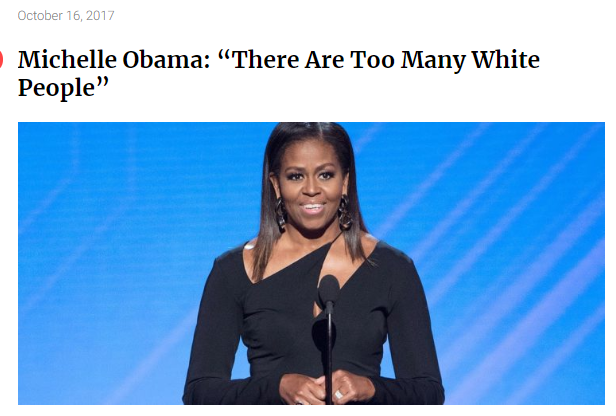 "Oh, because the media keeps saying there are too many white people. They're trying to get rid of us."41/