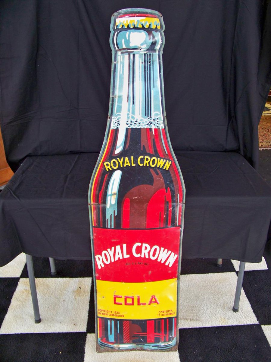 Auctionzip's tweet photo. There's something refreshing about vintage signs, right? Follow the link to see more from this online estate sale! https://t.co/hAnPeRvhYc https://t.co/B1tTCSWCzS